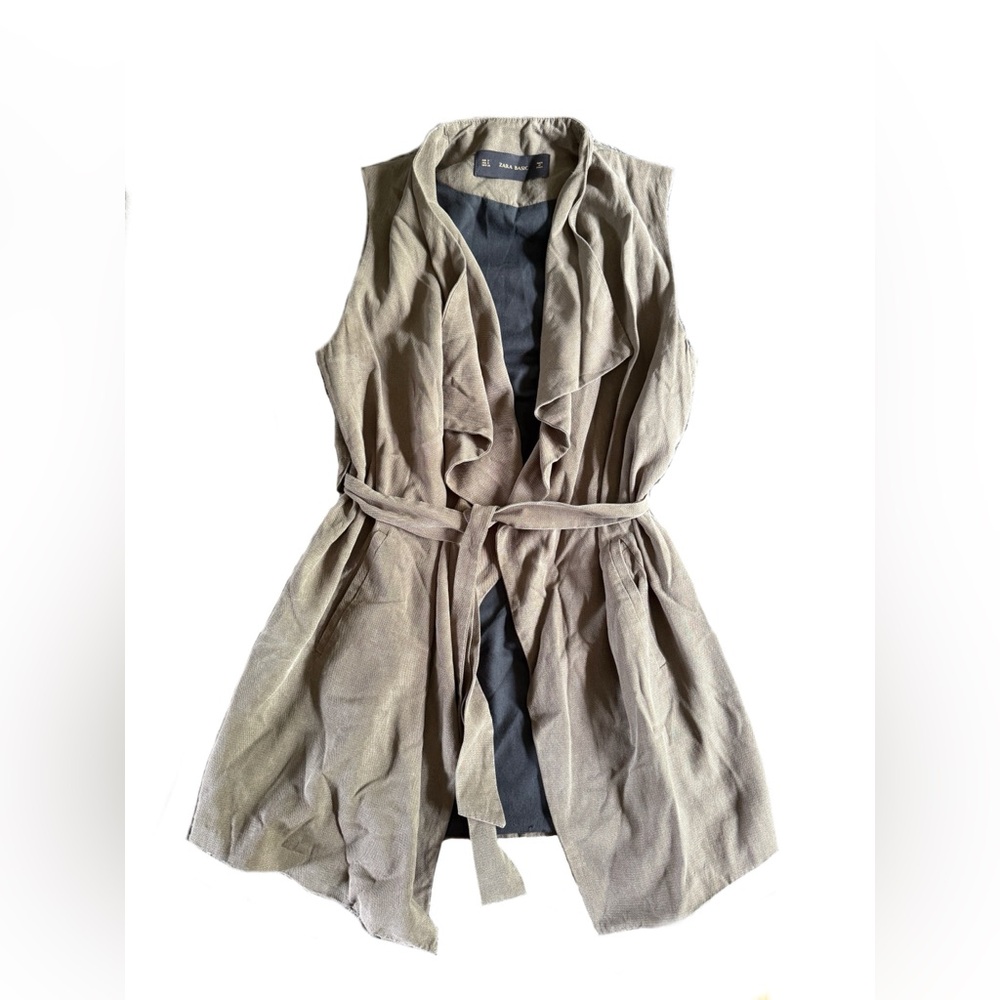 Zara Basic Women’s Sleeveless Duster Vest